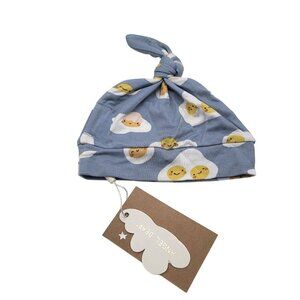 Bundle 5 ANGEL DEAR Baby 0-3M Knotted Caps Fun Fruits Veggies Breakfast Coffee